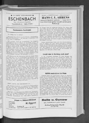 Plattdeutsche Sendungen