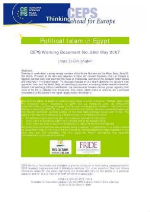 Political Islam in Egypt