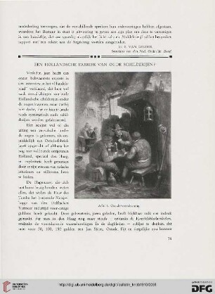 2.Ser. 3.1910: Een Hollandsche fabriek van oude schilderijen