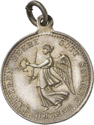 Kube, Rudolf: Siegesmedaille (Siegespfennig) 1914 St. Quentin