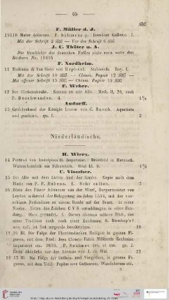 Niederländische (Nr. 14 - 29)