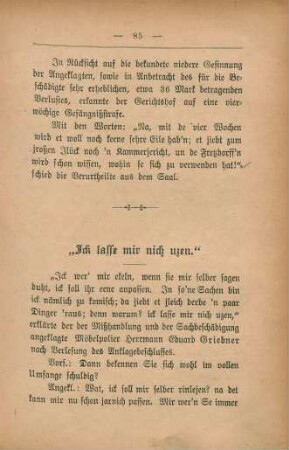 "Ick lasse mir nich uzen."