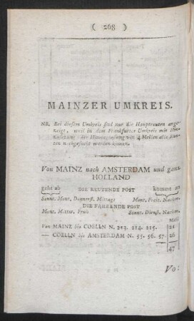 Mainzer Umkreis.