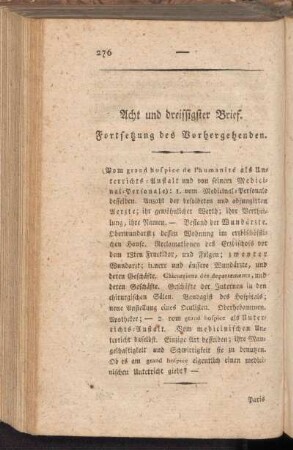 Acht und dreyssigster Brief. Fortsetzung des Vorhergehenden