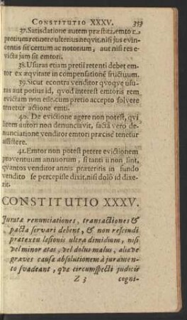 Constitutio XXXV.