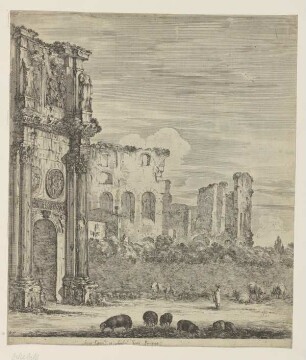 Konstantinsbogen und Kolosseum, Rom