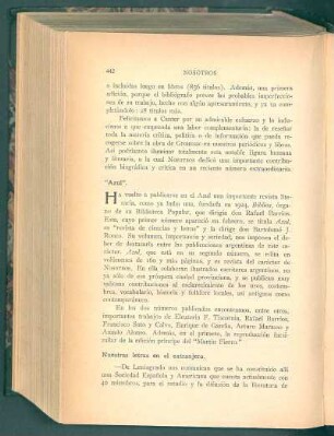Nuestra letras en el extranjero