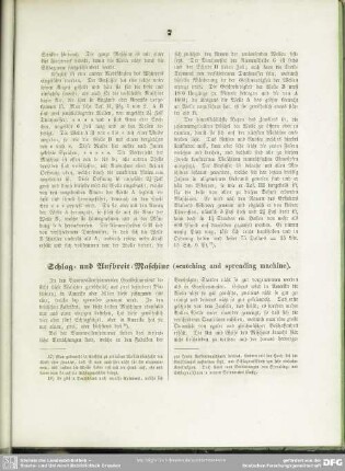Schlag- und Aufbreit-Maschine (scutching and spreading machine)