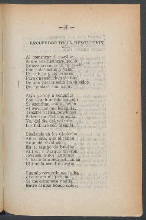 Recuerdos de la revolución