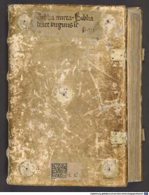 Antonii Rampigolli Biblia aurea - BSB Clm 18141