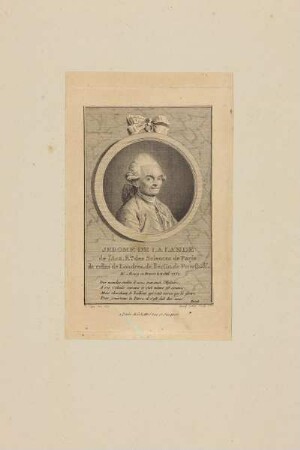Bildnis des Jerome de La Lande
