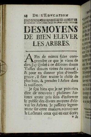 Desmoyens De Bien Elever Les Arbres.