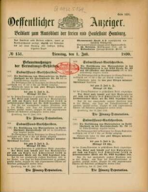 1. Juli -30. September = No. 151-228