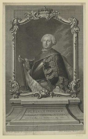 Bildnis des Carl Wilhelm Friederich zu Brandenburg