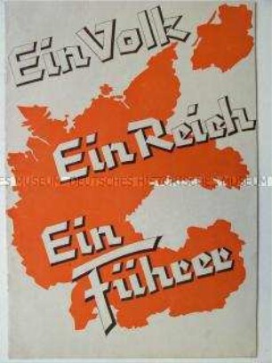 Sonderdruck zur Abstimmung über den "Anschluss" Österreichs vom 10.04.1938