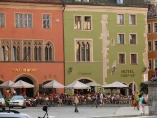 Häuser am Krauterer Markt/Domplatz