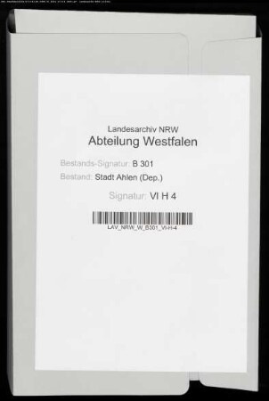 Acta betr. verschiedene Prozesse.