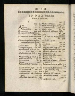528-545, Index secundus