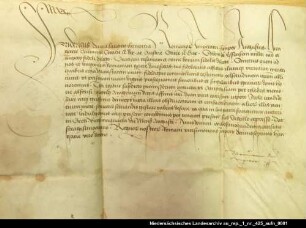 Kaiser Friedrich III. gewährt dem Ritter Sibo von Esens das Recht zum Tragen spanischer Kleidung = OUB I, Nr. 863, S. 751 Ausstellungsort: Graz Aufgedrücktes Siegel verloren