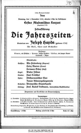 Die Jahreszeiten