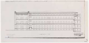 Evangelisches Diakonissenkrankenhaus Bethanien, Berlin-Kreuzberg Umbau. Hauptgebäude: Nordflügel: Südansicht 1:200