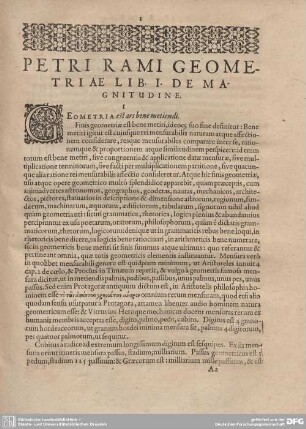 Petri Rami Geometriae