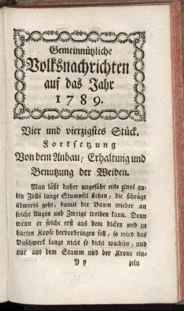 Vier und vierzigstes Stück