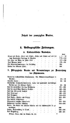 Inhalt für Hefte 1 - 12 der zweiten Abteilung