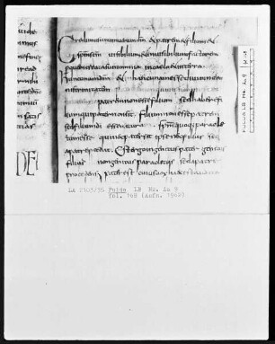 Augustinus, Ambrosius, Faustus Reensis, Pseudo Gregorius Illiberitanus — Initiale C, Folio 168 recto