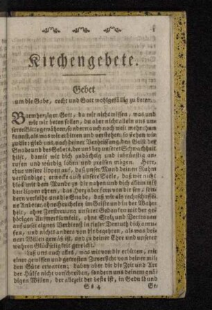 Kirchengebete