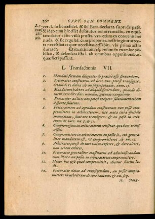 L. Transactionis. VII.