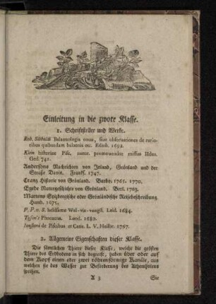 Einleitung in die zwote Klasse.