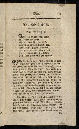 283-294, Der sechste Merz. - Der achte Merz.