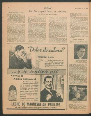 De las exposiciones de pintura