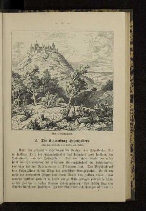 2. Die Stammburg Hohenzollern.