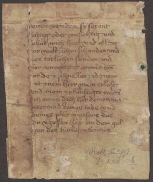 Segen und Gebet - BSB Cgm 5250(21 b