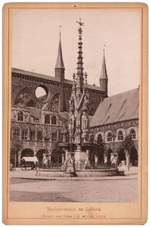 Marktbrunnen, Lübeck: Ansicht