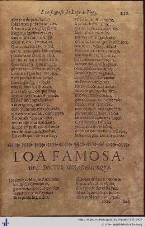 Loa famosa.
