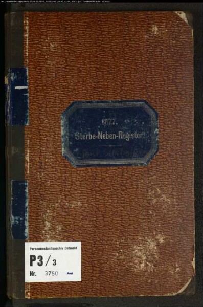 Sterberegister Standesamt Salzkotten