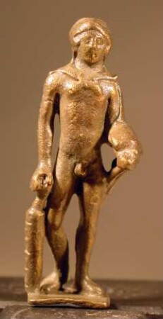 Etruskisch-italische (?) Statuette des Herakles