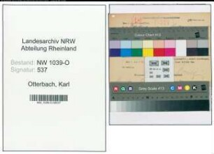 Entnazifizierung Karl Otterbach , geb. 00.00.0000 (Beamter)