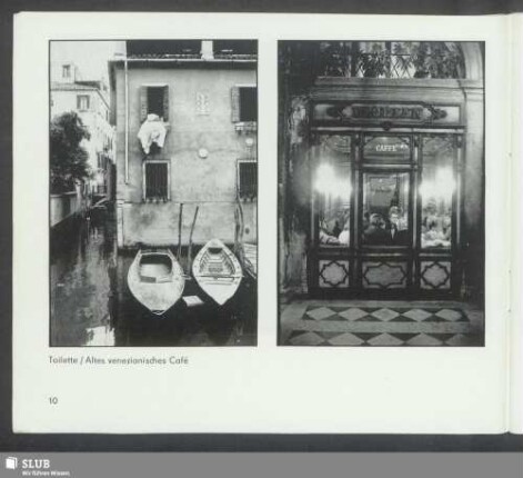 Altes venezianisches Café
