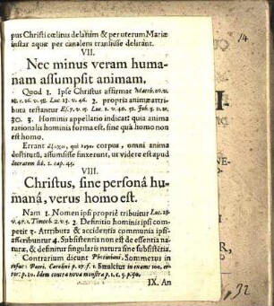VII. Nec minus veram humanam assumpsit animam.