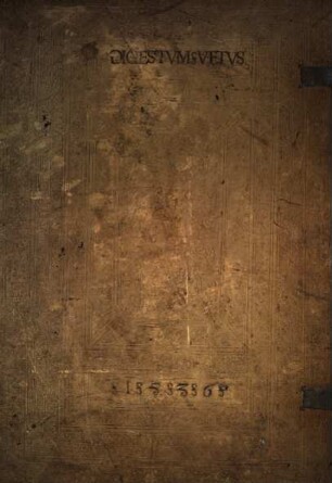 Digestum vetus : [cum glossa & apparatu]