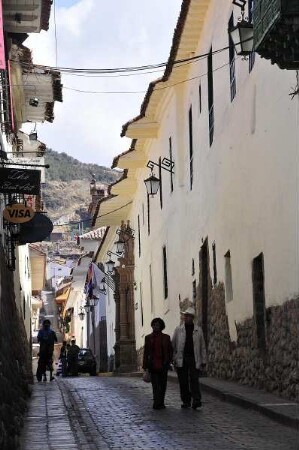 Cusco - Gasse in der Altstadt : Gasse in der Altstadt. Aufgenommen am 30. August 2011 in der einstigen Inka-Hauptstadt Cusco