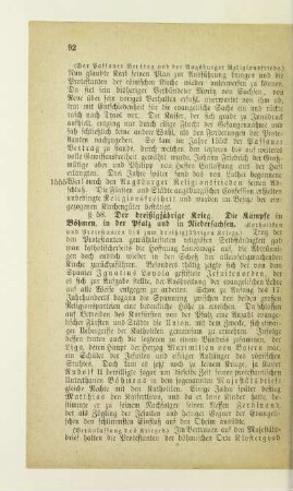 § 58. Der dreißigjährige Krieg. Die Kämpfe in Böhmen, in der Pfalz und in Niedersachsen