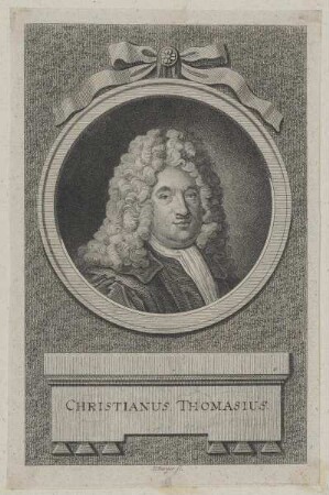 Bildnis des Christianus Thomasius