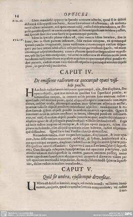 CAPUT V. Quid sit umbra, ejusdemque diversitas.