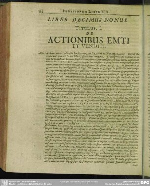 Liber Decimus Nonus