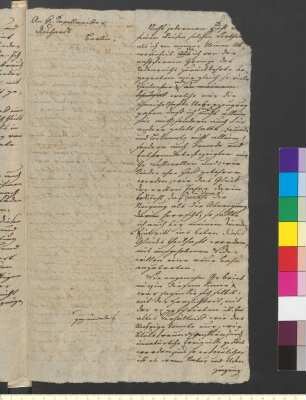 Brief von Goethe, Johann Wolfgang von an Reichardt, Johann Friedrich